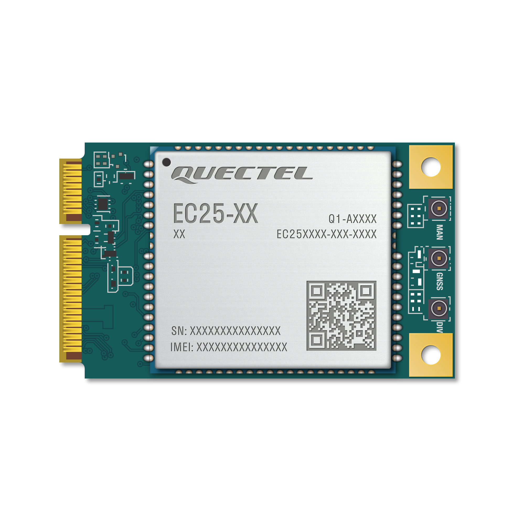 QUECTEL/上海移远通信 4G/3G/2G/NB模块 EG25GGB-MINIPCIE