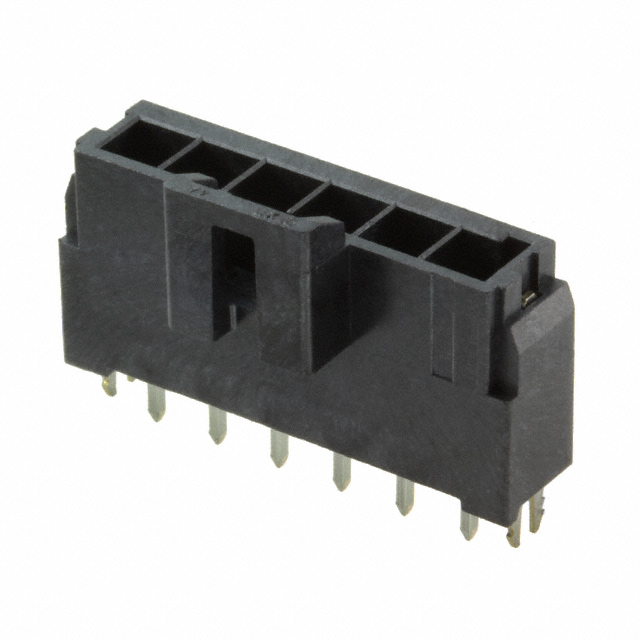 MOLEX 矩形连接器 - 针座 - 公插针 1722871106
