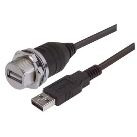 L-COM 计算机线缆 WPUSBAXSH-1M