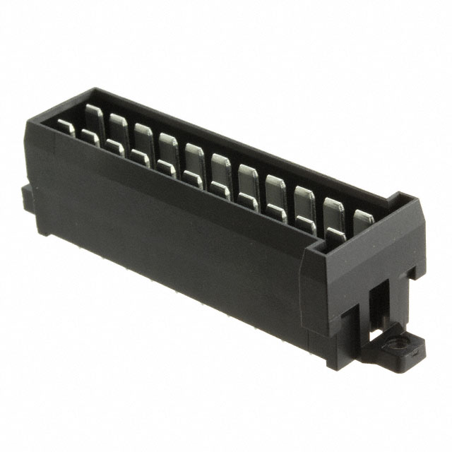 TE CONNECTIVITY 矩形连接器 - 针座 - 公插针 963357-1