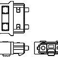 TE CONNECTIVITY 光纤连接器 - 外壳 1123445-1