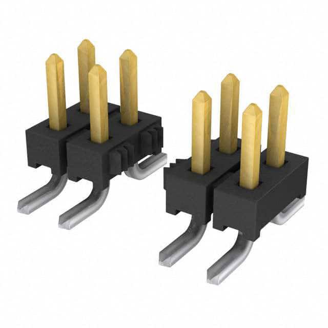SAMTEC 矩形连接器 - 针座 - 公插针 TMM-122-06-S-D-SM